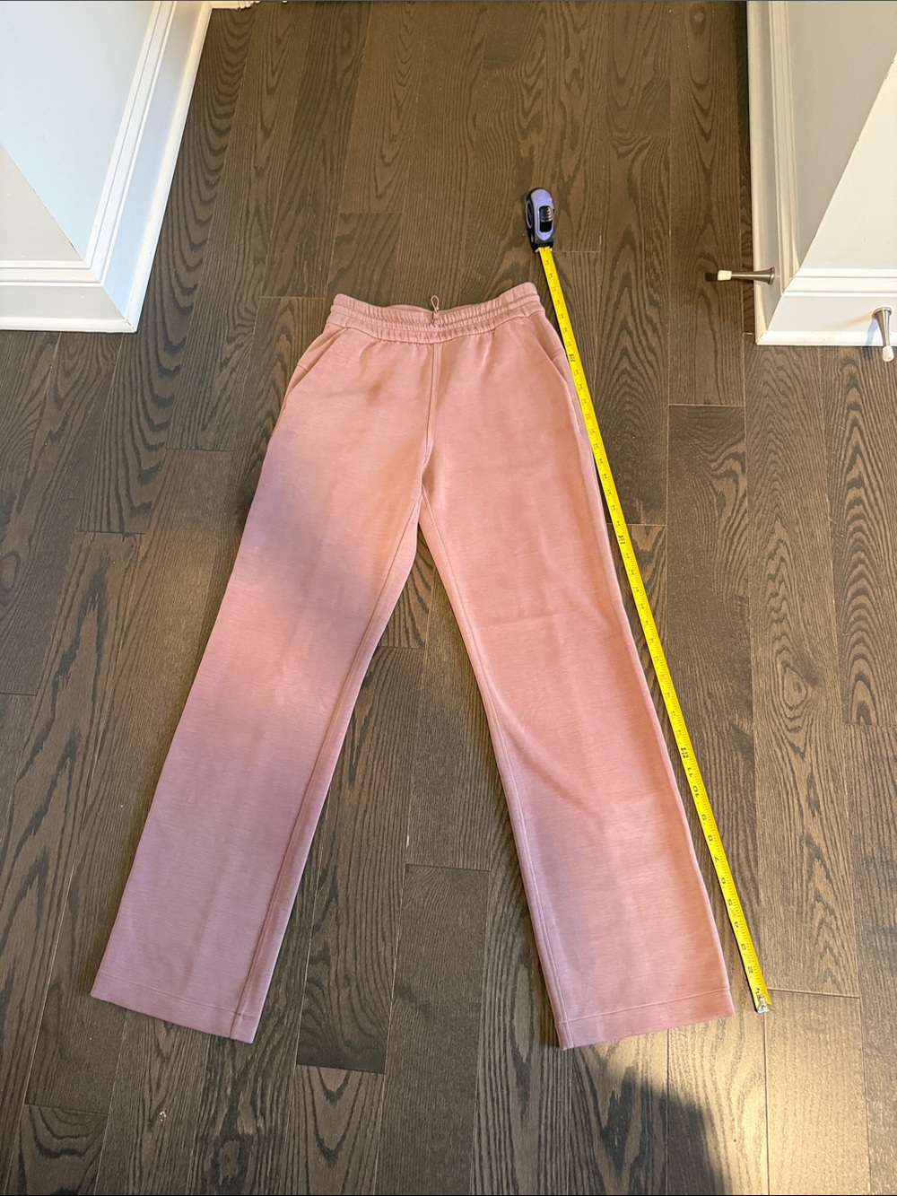 Lululemon Pink Mauve Straight-Leg Sweatpants